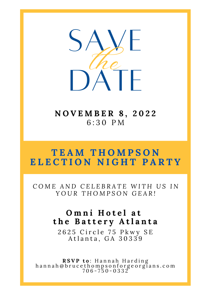 Republican Bruce Thompson Election Event